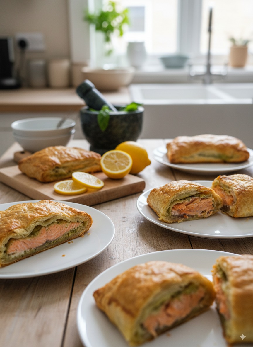 Salmon En Croute - Image 1