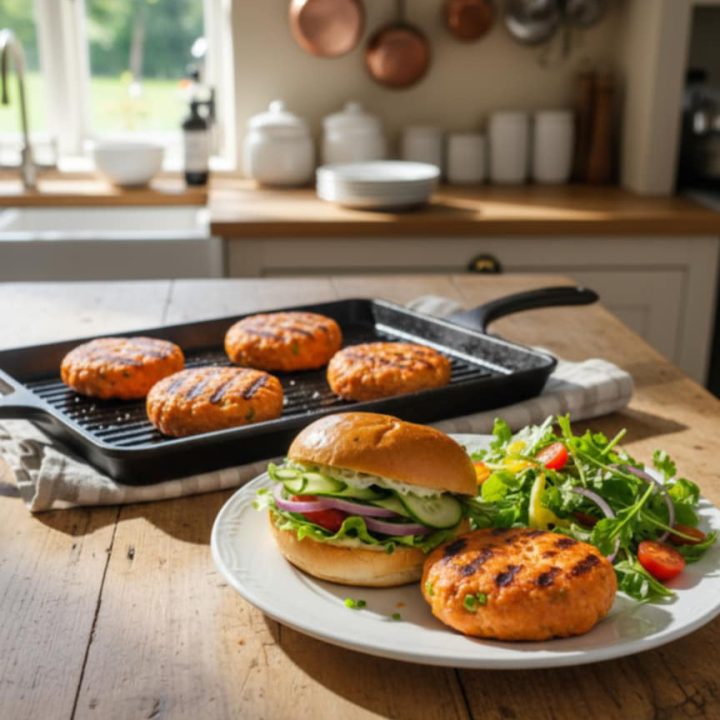 Thai Salmon Burgers