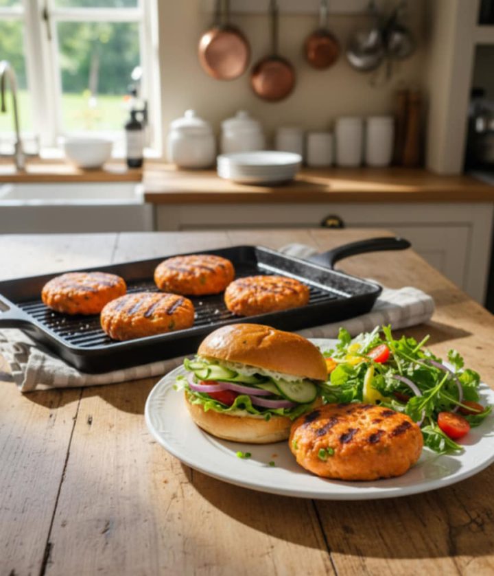 Thai Salmon Burgers